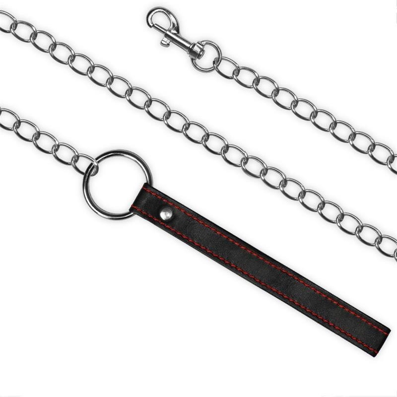 Collier et ceinture Bondage Noir
