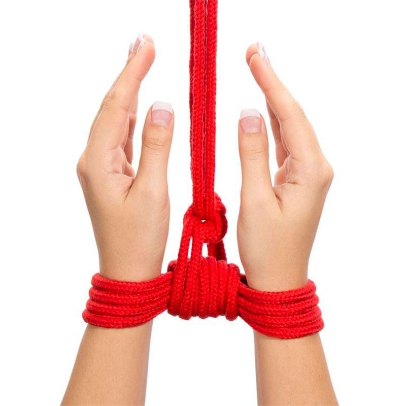 Corde de bondage douce rouge