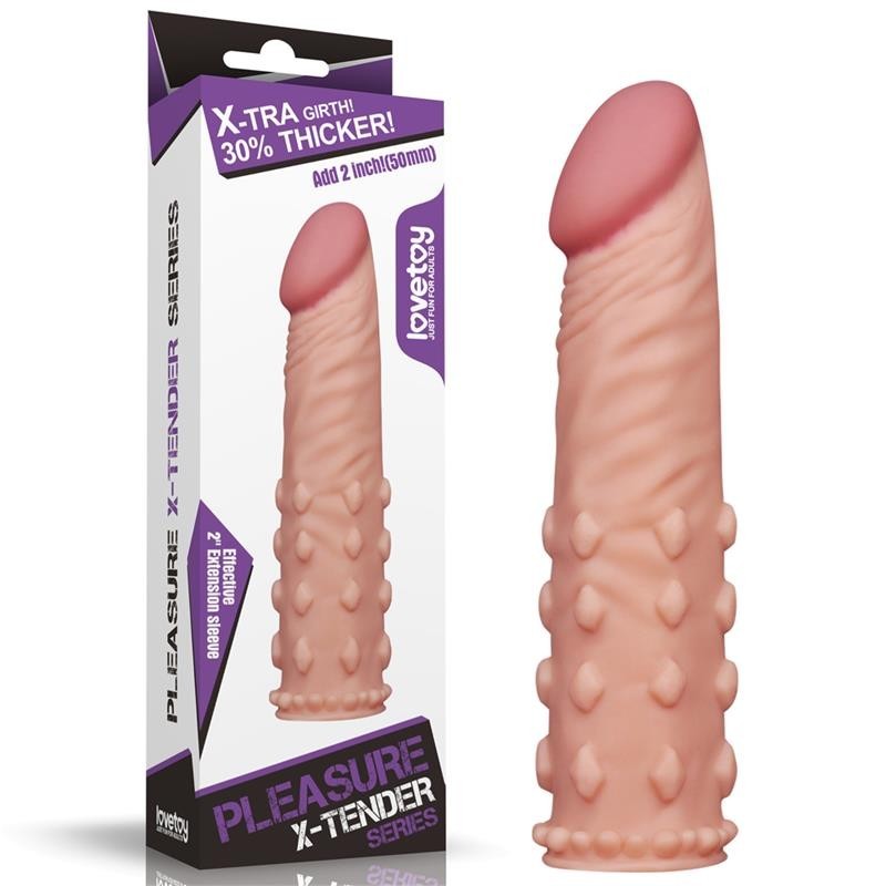 Etui pour pénis Add 2 Pleasure X Tender naturel