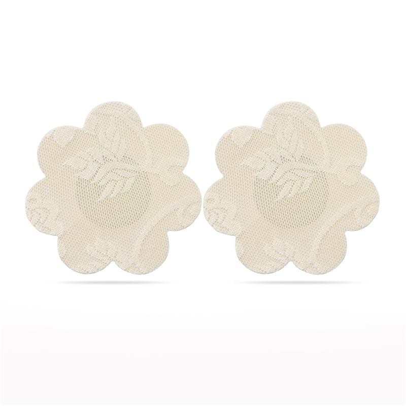 Pack nipples Flor et coeur Beige