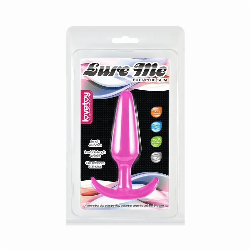 Plug Anal Lure Me Taille S Rose