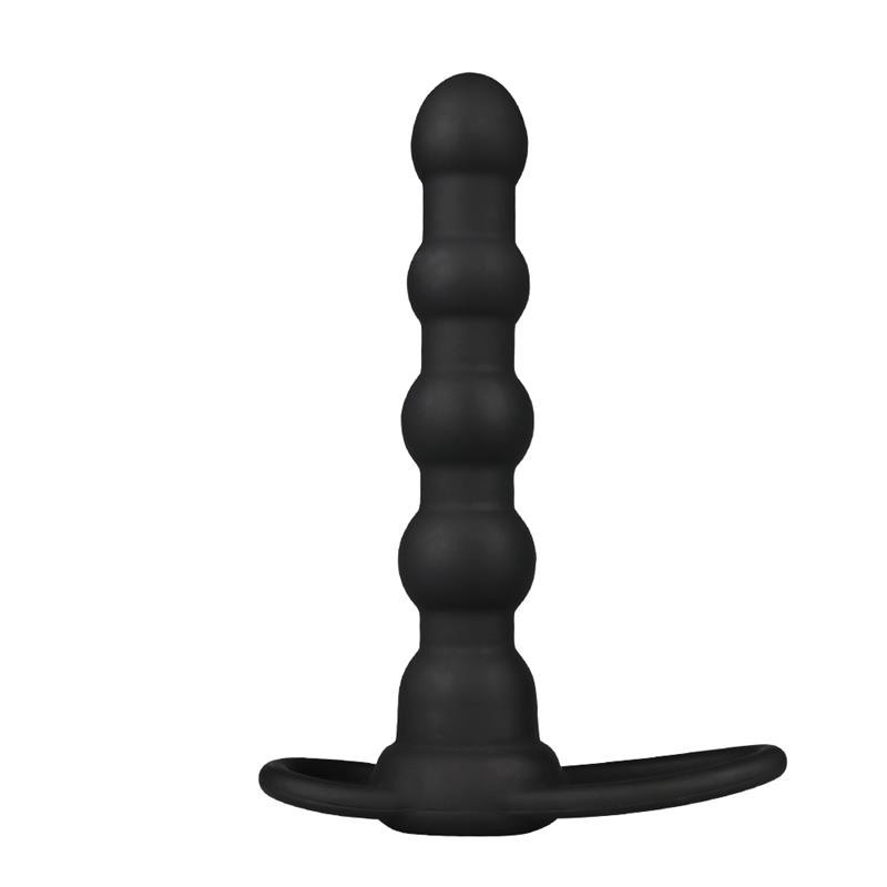 Plug Anal Double Sonde vibrant noir