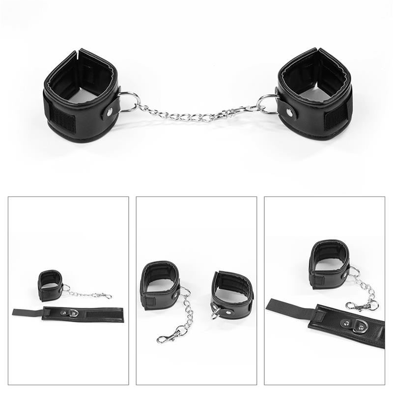 Kit Bondage Deluxe 4 Unités Noir
