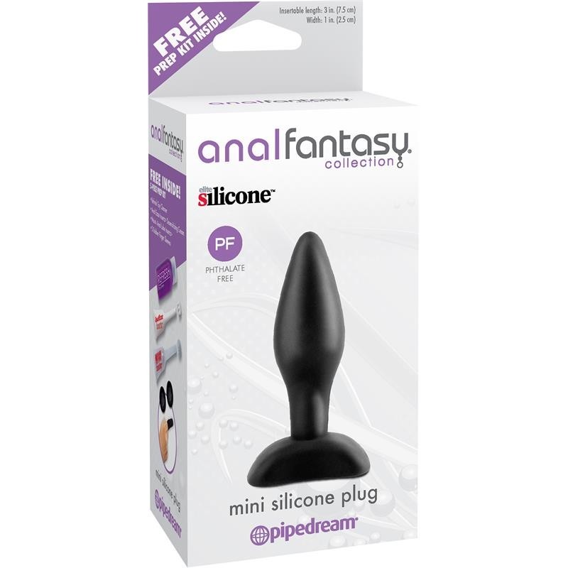 Plug Anal Mini silicone - Couleur Noir