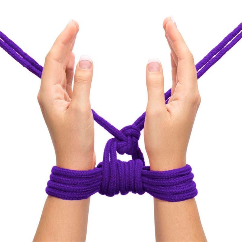 Corde de bondage douce violette