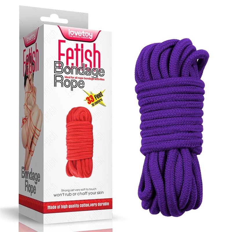 Corde de bondage douce violette