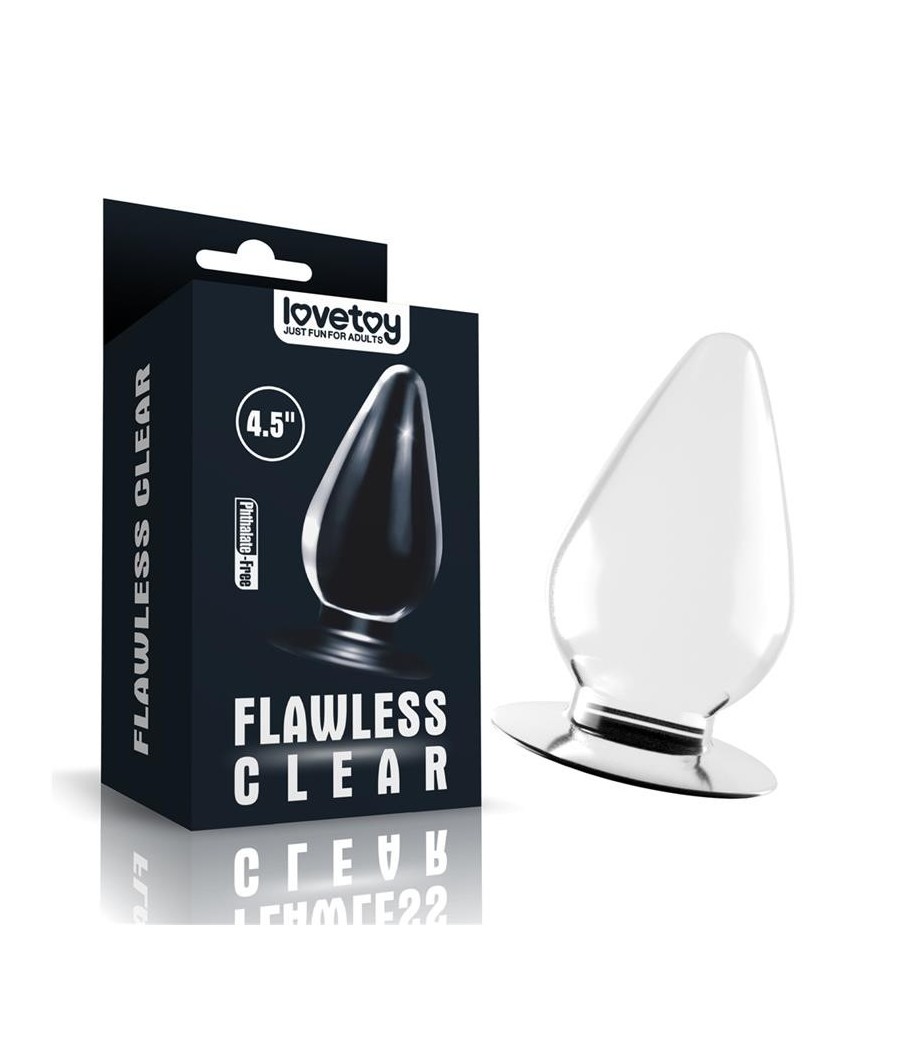 Plug Anal Flawless Clear 4.5 Transparent