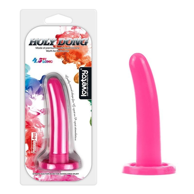 Stimulateur Holet Dong 4.5 Silicone Liquide Rose