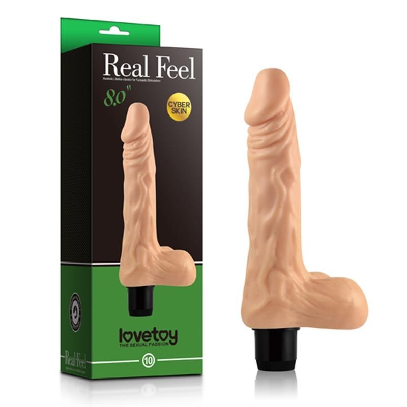 vibromasseur Real Feel 8 Naturel