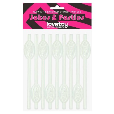 Pajita de Vagin phosphorescent Pack de 9