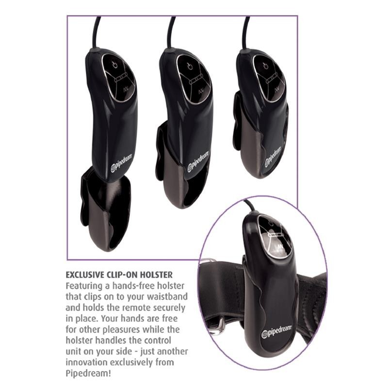 Plug vibrant Anal Fantaset Collection Elite - Couleur Noir