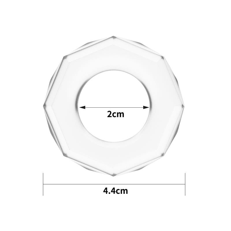 Anneau à pénis Power Plus Transparent