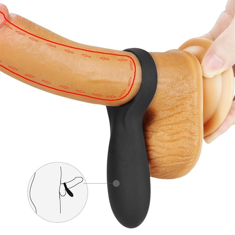 Anneau à pénis iJoet Stamina Ring USB noir