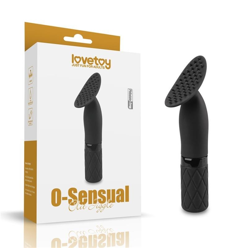 Stimulateur O-sensuel Clit Jiggle USB Noir