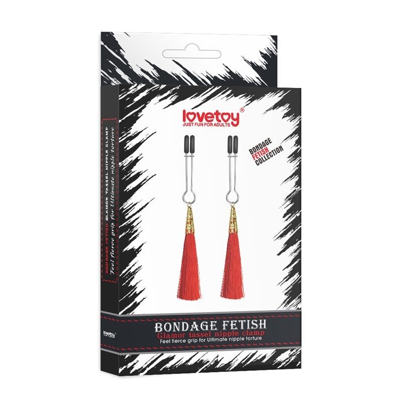 pinces à tétons rouges