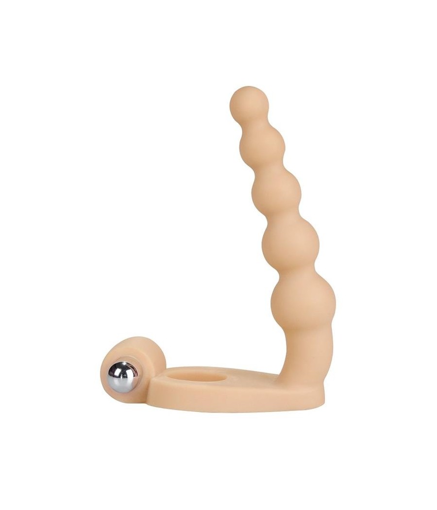 Stimulateur Anal The Ultra Soft Bead 6.5 vibrant Naturelle