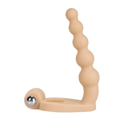 Stimulateur Anal The Ultra Soft Bead 6.5 vibrant Naturelle