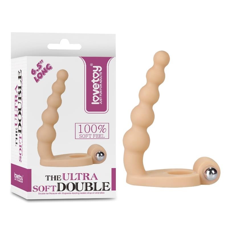 Stimulateur Anal The Ultra Soft Bead 6.5 vibrant Naturelle