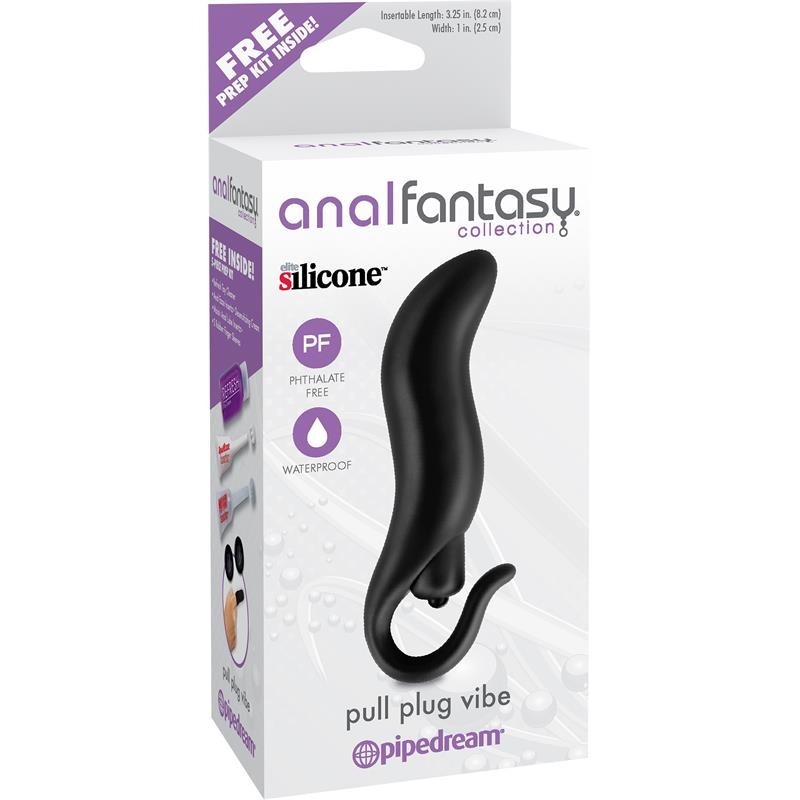 Plug vibrant Anal Fantaset Collection - Couleur Noir