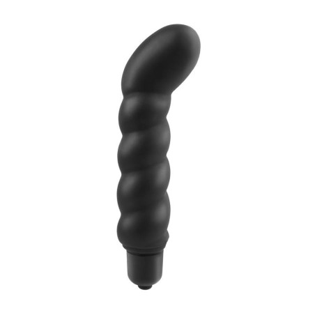 Vibromasseur point P côtelé de la collection Anal Fantaset - Couleur : noir