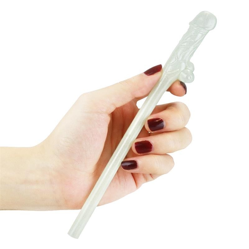 pailles pénis Brillan en la Oscuridad Pack de 9