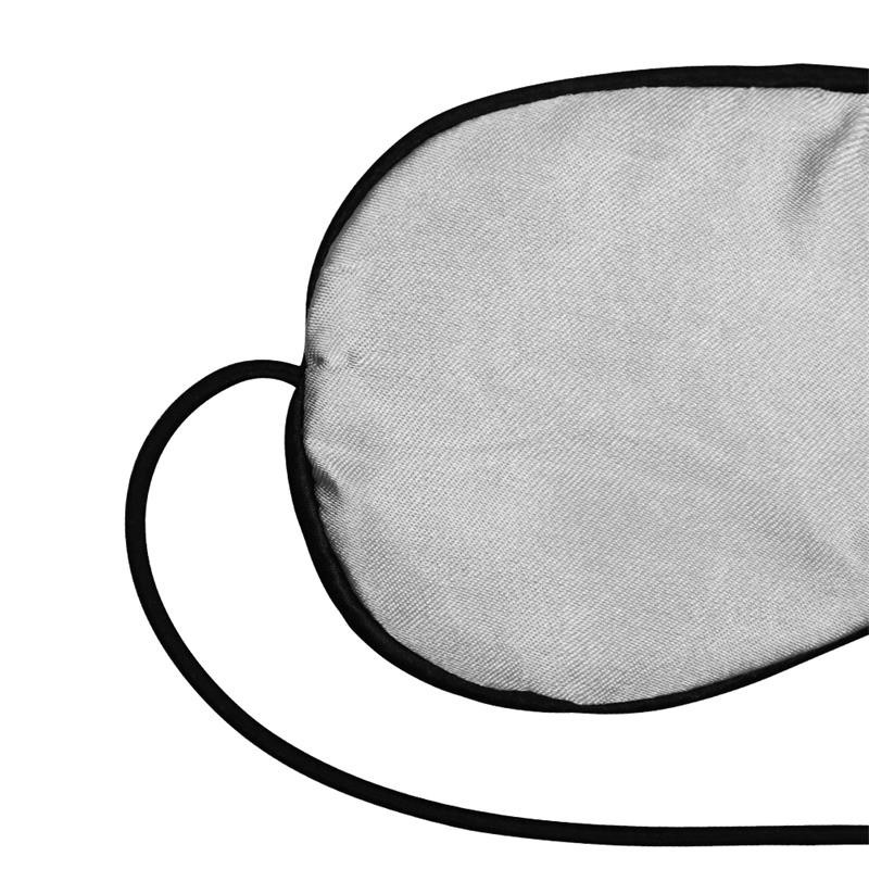 masque argenté et noir avec élastique