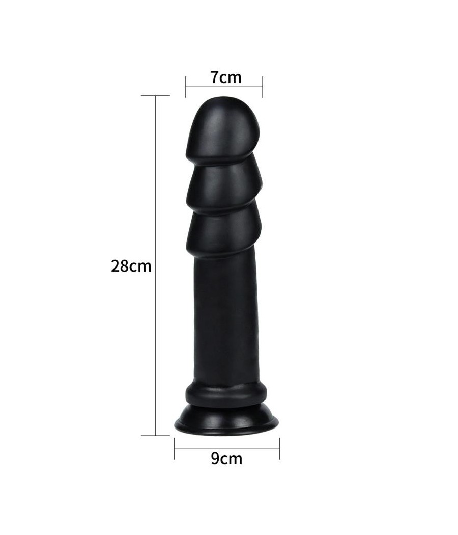 Gode King Size Anal Ripples 11,25 Noir