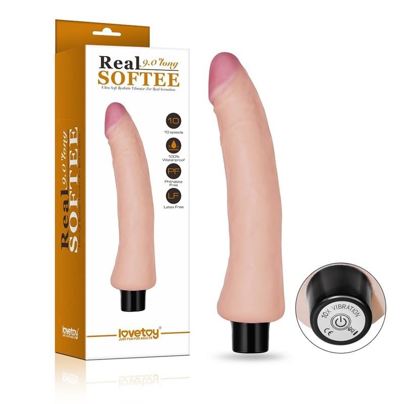 vibromasseur Real Softee 9 Naturel