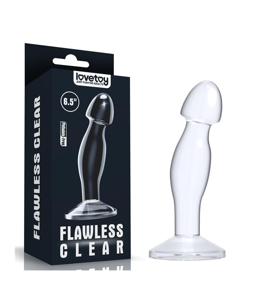 Plug Anal Flawless Clear 6.5 Transparent