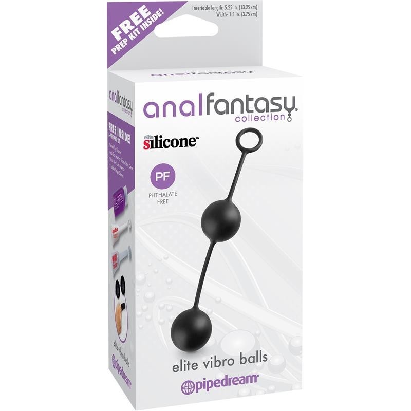 Anal Fantaset Collection balles vibrantes Elite - Couleur Noir