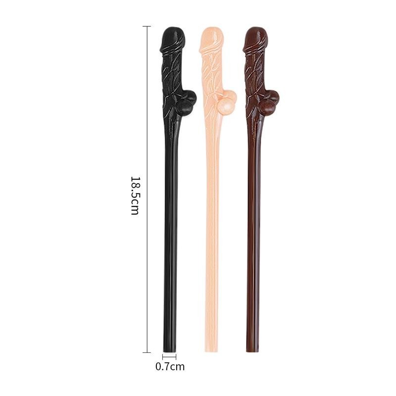 Paquet de 9 pailles de pénis