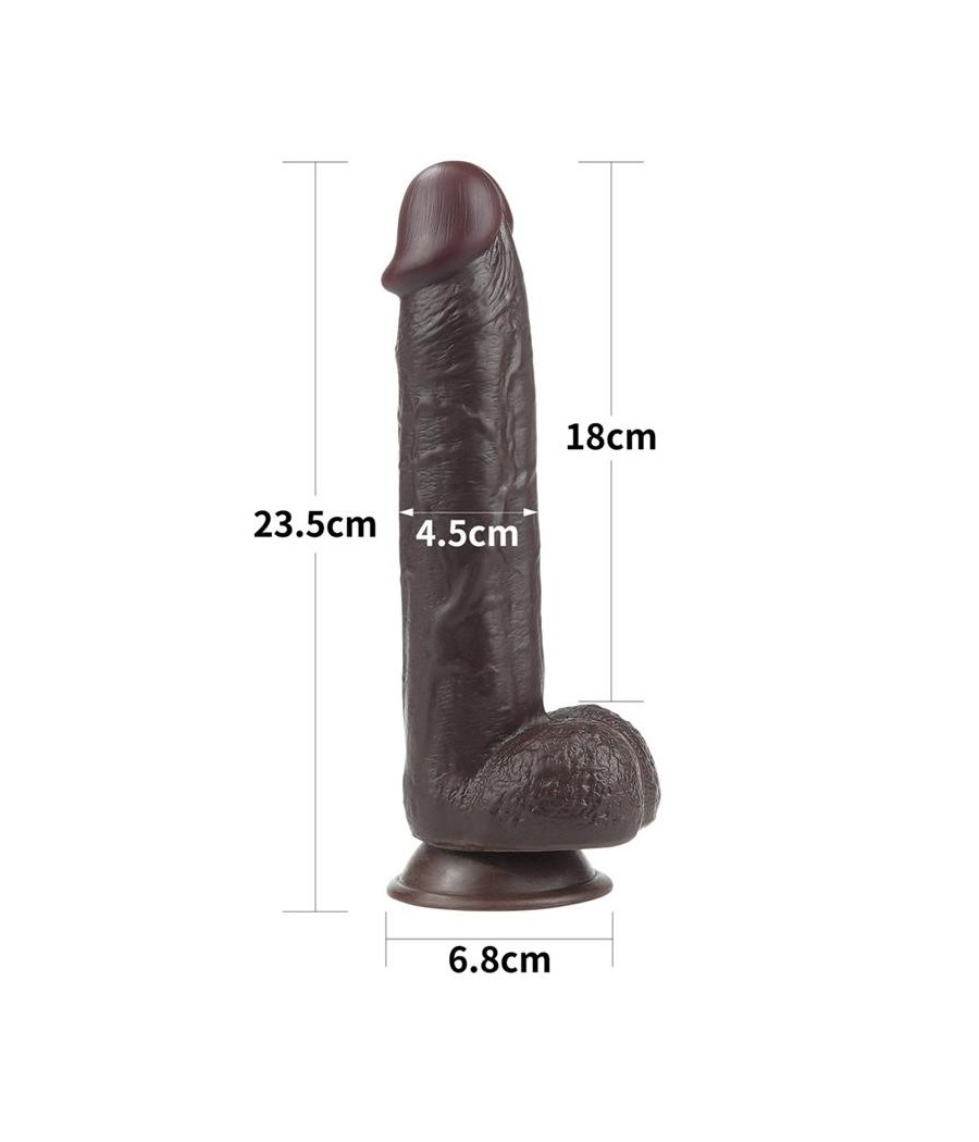 Gode coulissant 9 noir