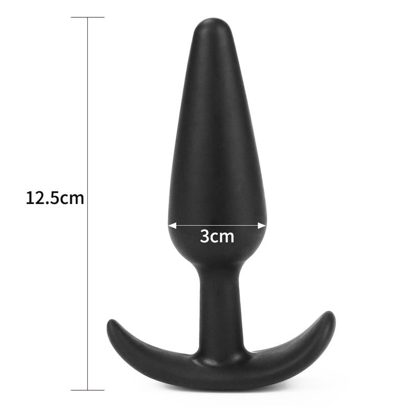 Plug Anal Lure Me taille L Noir