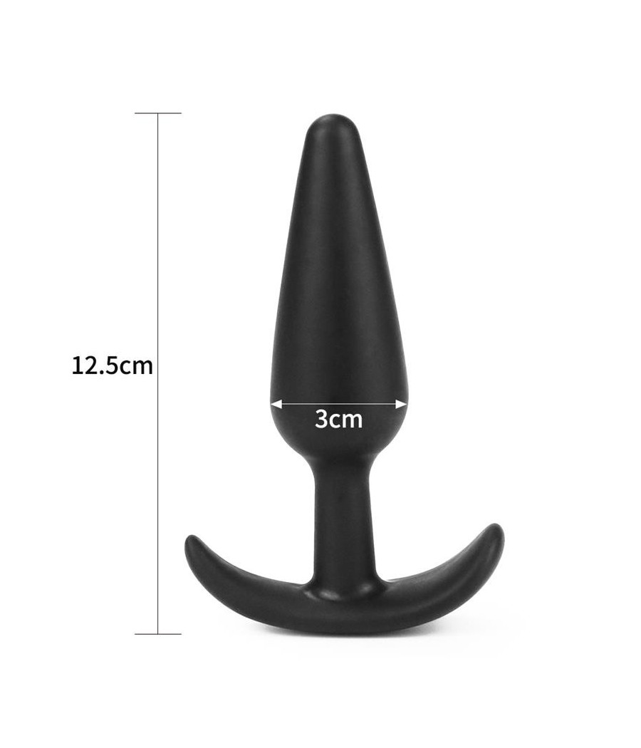 Plug Anal Lure Me taille L Noir