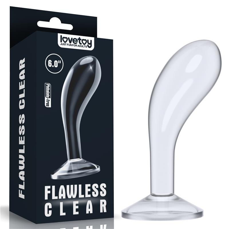 Plug Anal Flawless Clear 6 Transparent