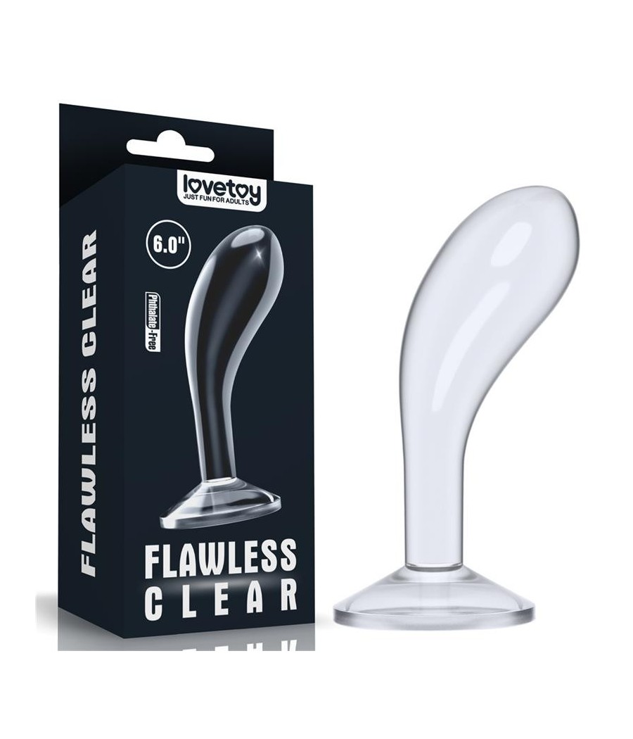 Plug Anal Flawless Clear 6 Transparent