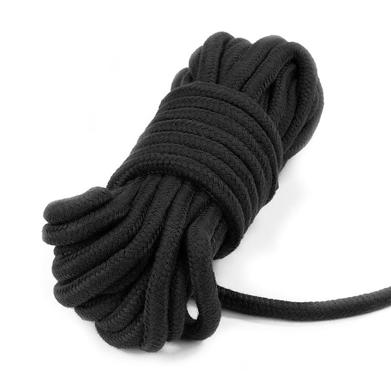 Corde de bondage doux noire