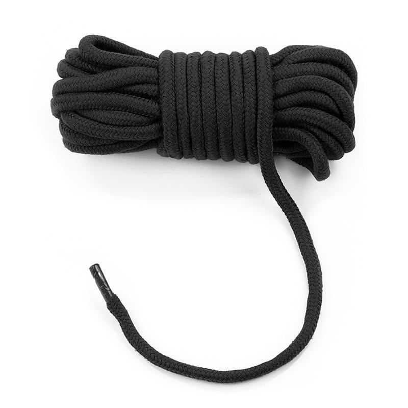 Corde de bondage doux noire