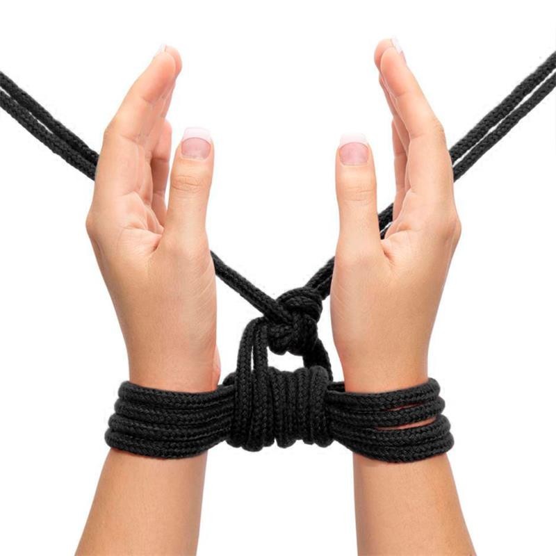 Corde de bondage doux noire