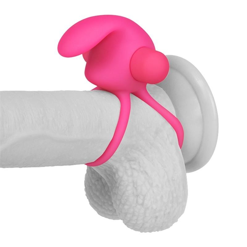 Anneau Vibromasseur Double Power Clit Duo Rose