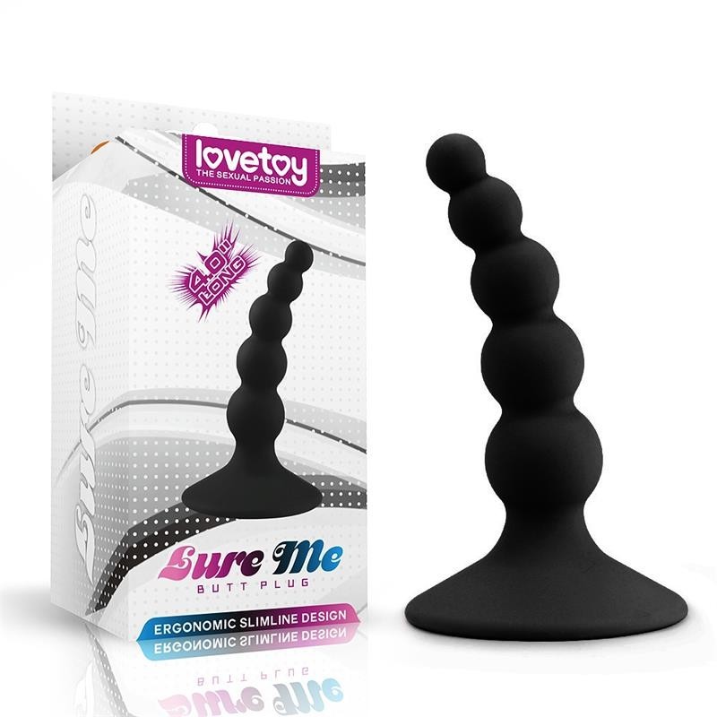 Plug Anal Lure Me silicone Noir