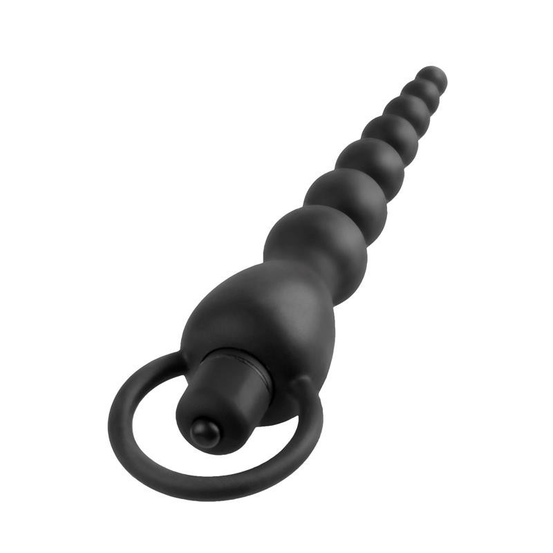 Perles de puissance Elite de la collection Anal Fantaset - Couleur noire