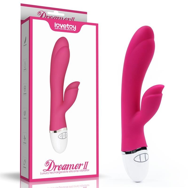 vibromasseur Dreamer II USB Rose rouge