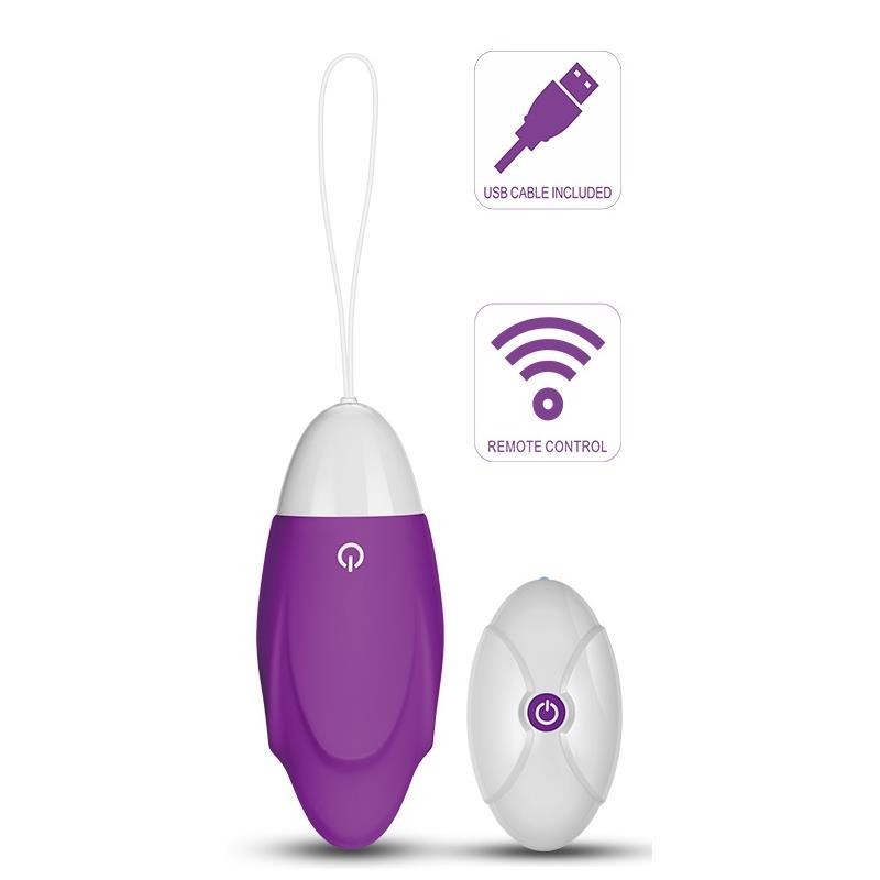 oeuf vibrant iJoet télécommande USB mauve