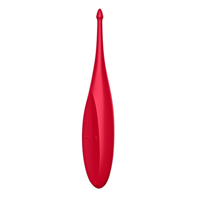 Twirling Fun wand Vibromasseur silicone USB rouge