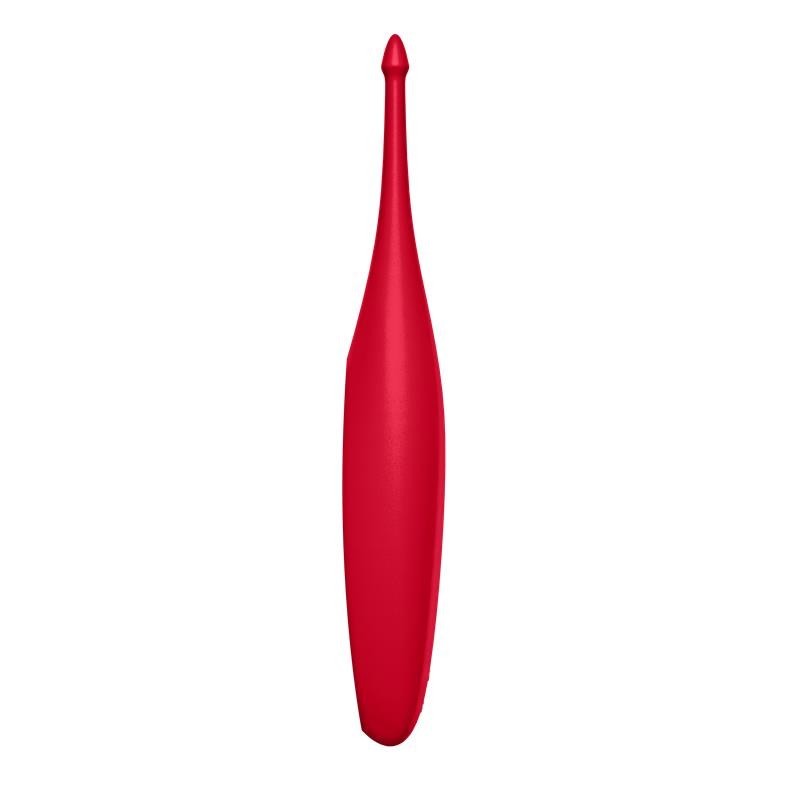 Twirling Fun wand Vibromasseur silicone USB rouge