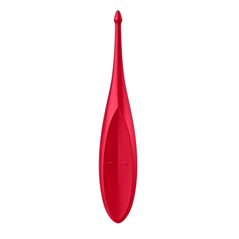 Twirling Fun wand Vibromasseur silicone USB rouge