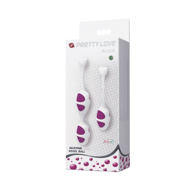 Pretty Love boules ovales Kegel pourpre cl50