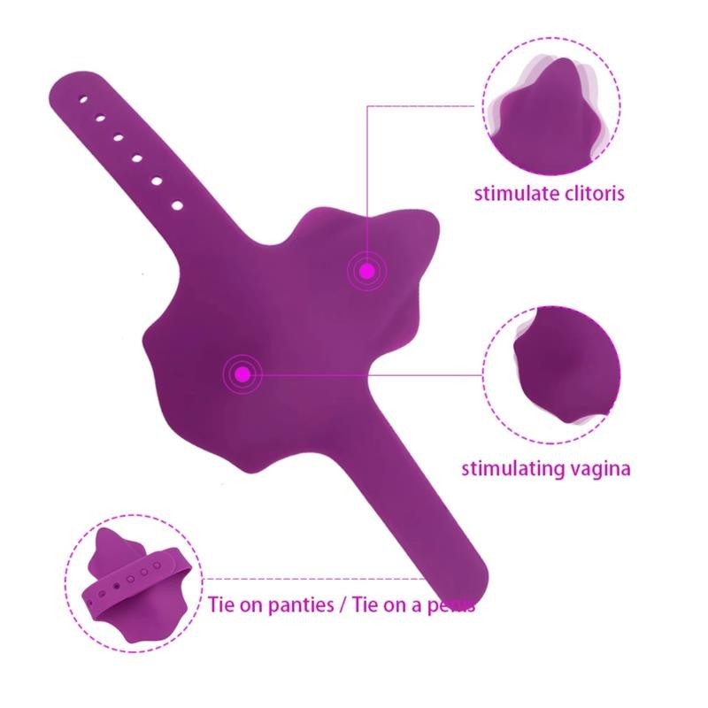 No. Dix-sept stimulateur de culotte télécommande USB magnetique pourpre