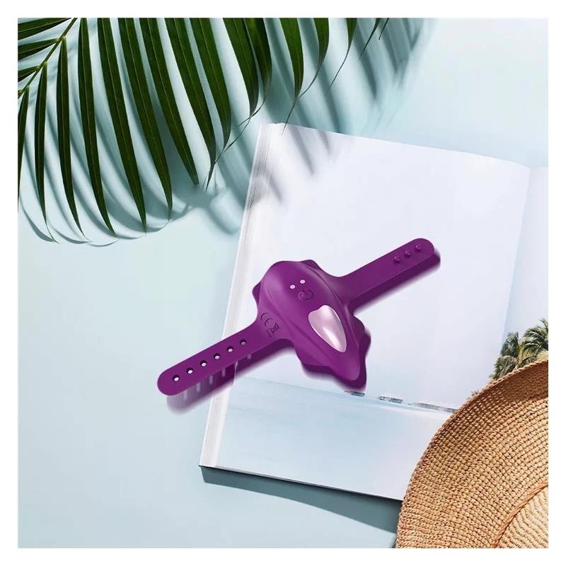 No. Dix-sept stimulateur de culotte télécommande USB magnetique pourpre